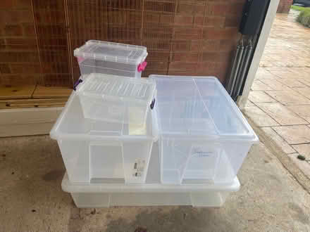 Photo of free Plastic storage boxes (Ipswich, IP1) #1