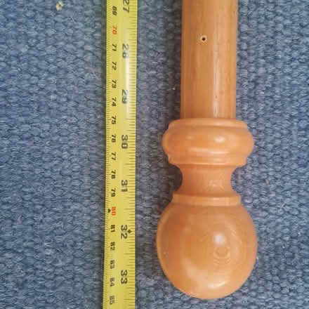 Photo of free Wooden curtain pole (West Chichester PO19) #2