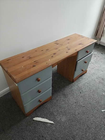 Photo of free Childs solid pine desk with drawers (Mill Hill BB2) #1