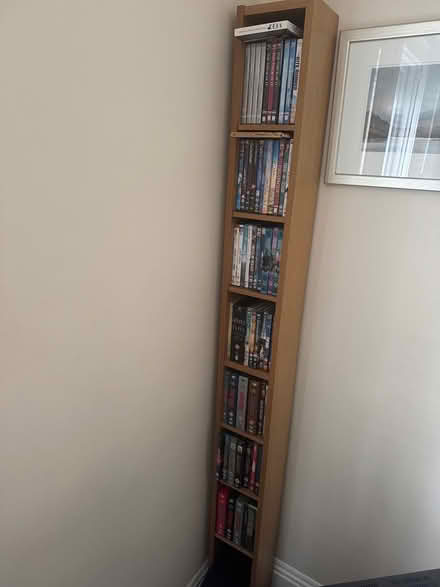 Photo of free Tall wooden shelf unit (Shedfield) #1