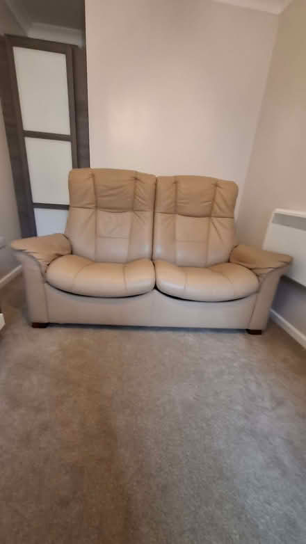 Photo of free leather sofa (Southwood GU14) #1