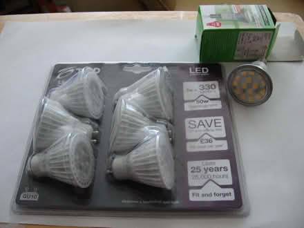 Photo of free Six GU10 5W LED lights and One Mini Screw Thread 3W Bulb (Coppull PR7) #1