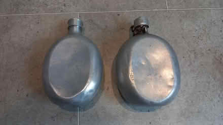 Photo of free Vintage metal camping kettles, water bottles, tongs and tin (Craigie PH2) #3