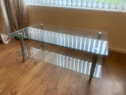 Photo of free Glass tv stand (Kirkby L32) #3