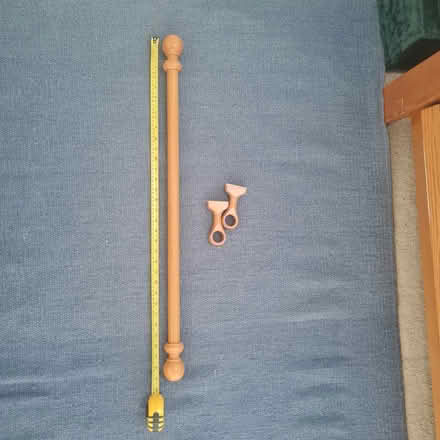 Photo of free Wooden curtain pole (West Chichester PO19) #3