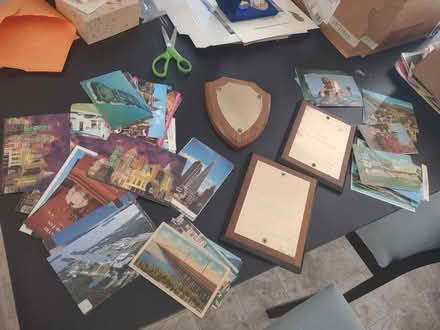 Photo of free 3 plaques and many old postcards (West End, Crossridge) #1