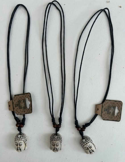 Photo of free 3 Buddha necklaces (KT23 Great Bookham) #1