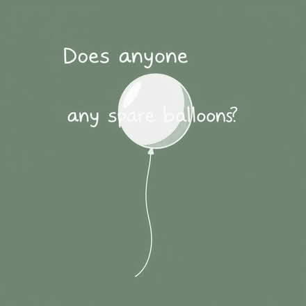Photo of any spare balloons (Upper Parkstone BH12) #1