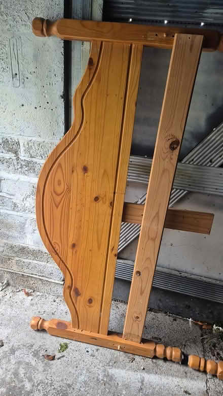 Photo of free Double bed frame pine (Bray Dargle Road) #4