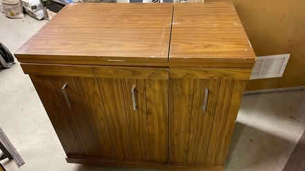 Photo of free Sewing machine and cabinet (Route 231 and Barstow Road) #1