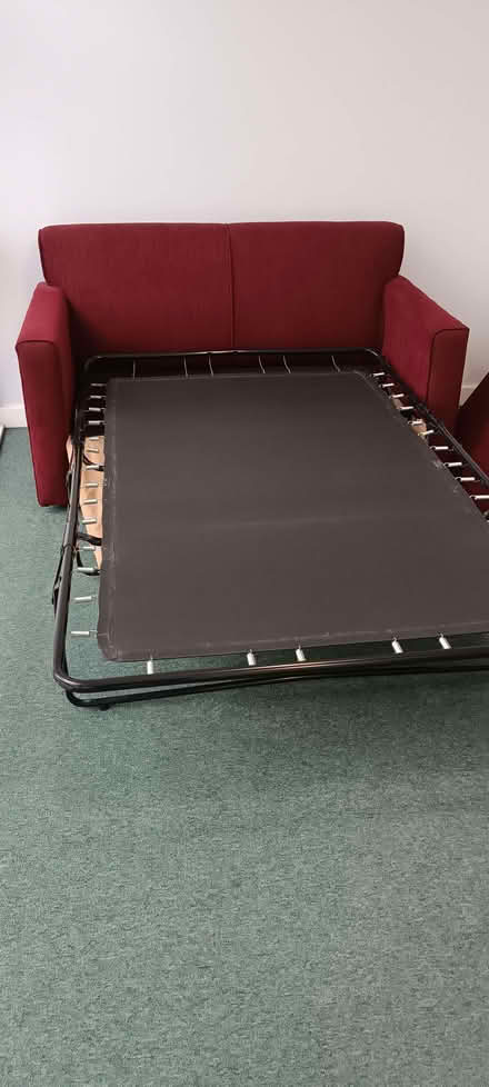 Photo of free Red sofa bed (Preston Park area BN1) #3