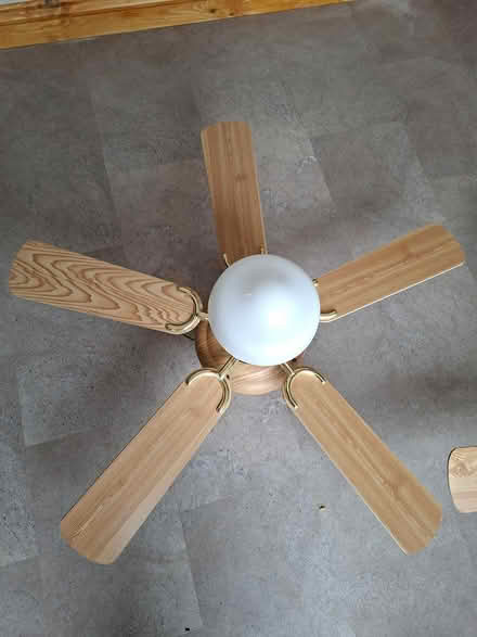 Photo of free 2 ceiling fans (Wallington SM6) #2