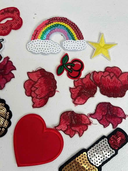 Photo of free Embroidery and sequin patches (KT23 Great Bookham) #4