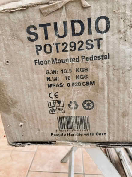 Photo of free Bathroom sink, pedastal (Filsham Road TN38) #2