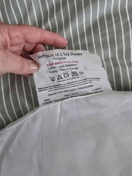 Photo of free Kingsize duvet (Portchester PO16) #1