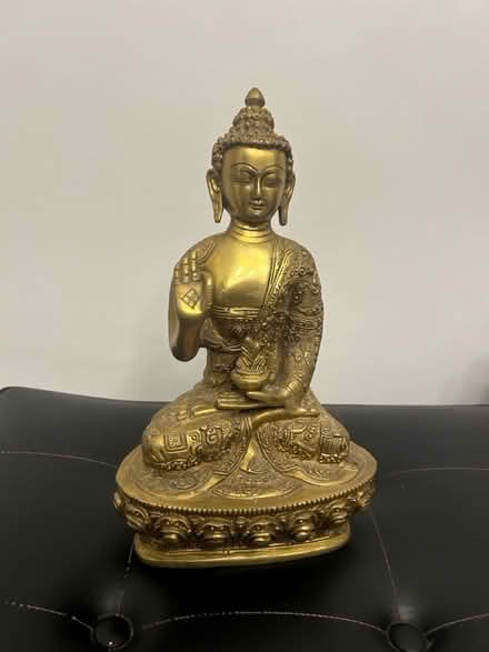 Photo of free Seated Buddha metal statue #2 (W13) #1