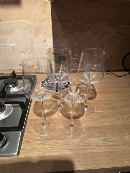 Photo of free 4 x tall wine glasses (LA1 Bowerham) #1