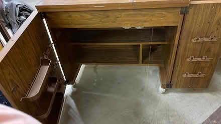 Photo of free Sewing machine and cabinet (Route 231 and Barstow Road) #3