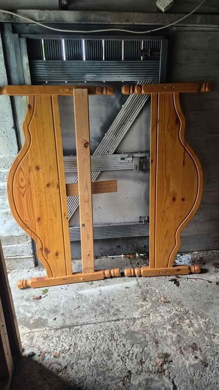 Photo of free Double bed frame pine (Bray Dargle Road) #1