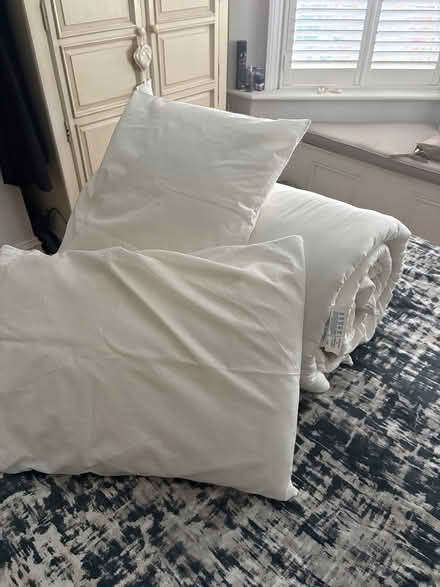 Photo of free Kingsize duvet & two pillows (East Sheen SW14) #1