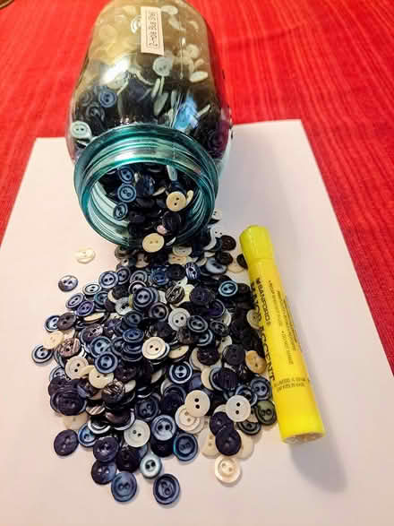 Photo of free Blue & white shell buttons (69th Street, Upper Darby) #1