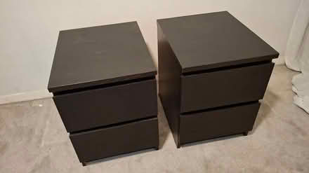 Photo of free Malm bedside drawers (x1) (Preston Road BN1 6) #2