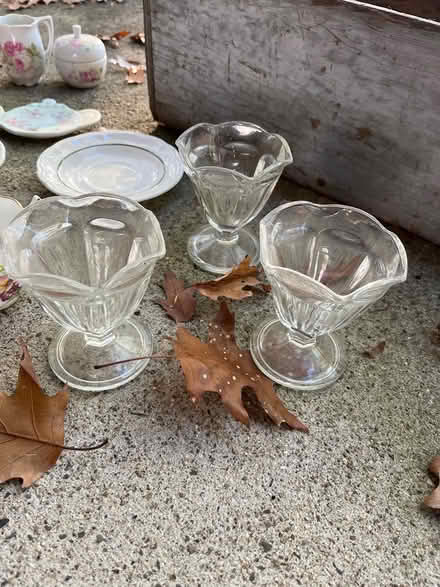 Photo of free Glass sundae dishes (Oradell) #1
