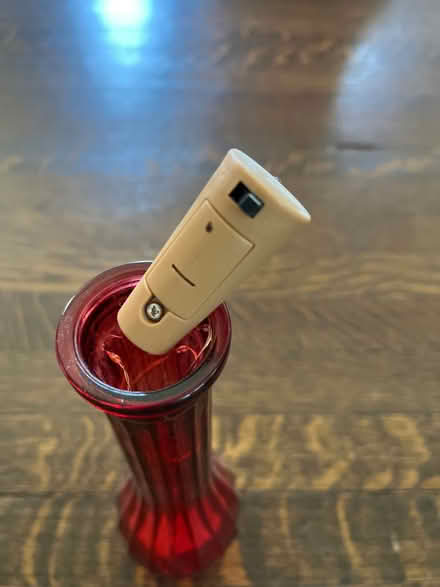 Photo of free String lights inside a glass bottle (South Berkeley) #1