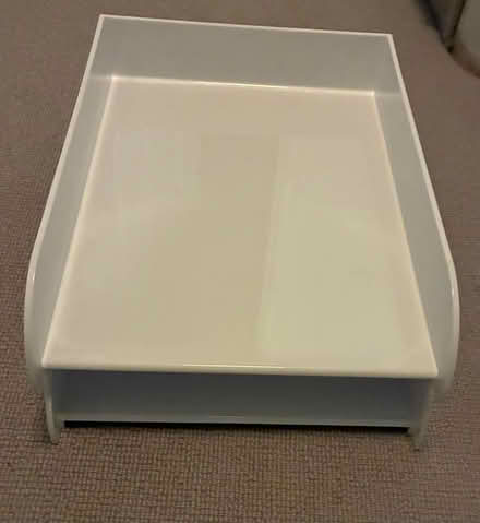 Photo of free Stackable paper trays white (East Sheen SW14) #1