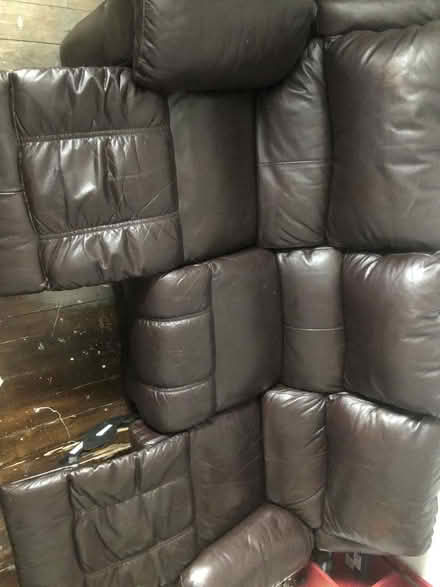 Photo of free Large 3-seater recliner sofa, dark brown (Torry AB11) #3