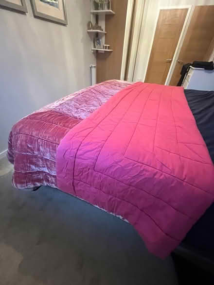 Photo of free Large quilted bedspread pink (Horsham RH12 1LH) #1