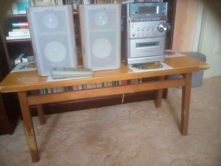 Photo of free Sony radio and speakers. Remote control (West Runton NR27) #1