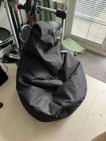 Photo of free Black bean bag (Elsenham) #1