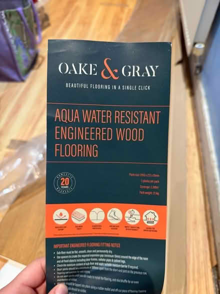 Photo of free 3 x wooden floor planks (Pipers Ash CH2) #3