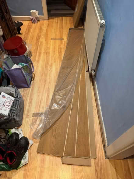 Photo of free 3 x wooden floor planks (Pipers Ash CH2) #1