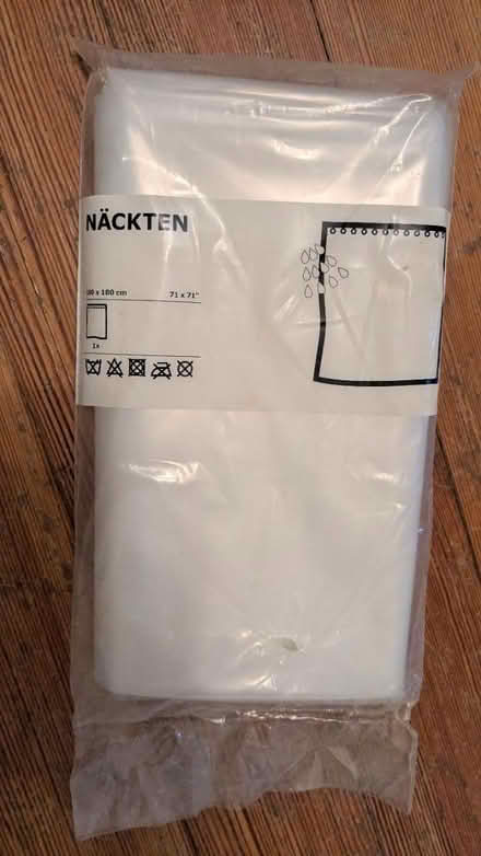 Photo of free Shower curtain liner (Somerville, Spring Hill) #1