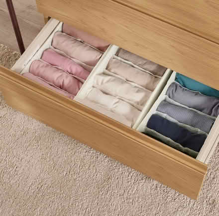 Photo of free STORKLINTA Chest of 4 drawers, oak effect, 70x50x98 cm (Richmond TW1) #2