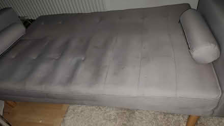 Photo of free Lt. Grey sofabed. Click-clack (Bootle, L20 L20) #2