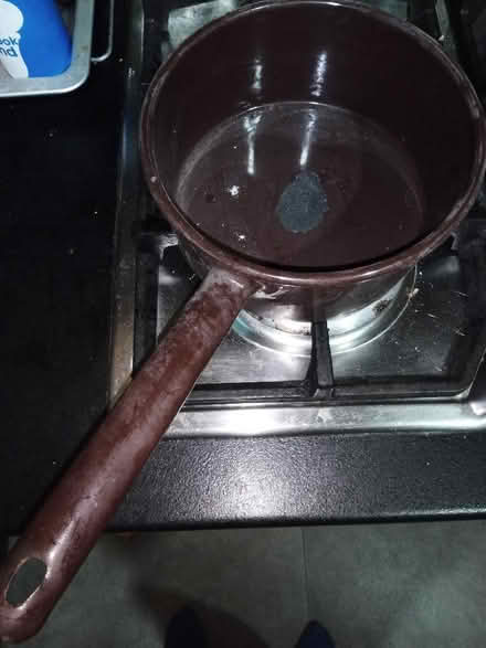 Photo of free Enamel saucepan - damaged (Drylaw EH4) #1