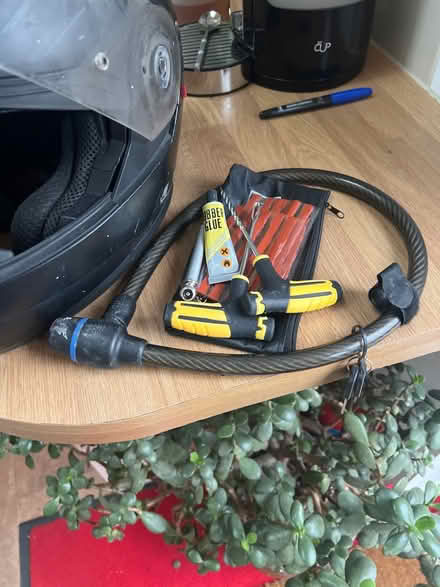 Photo of free Motorcycle helmet lock and (borehamwood WD6) #2