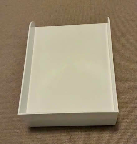 Photo of free Stackable paper trays white (East Sheen SW14) #2