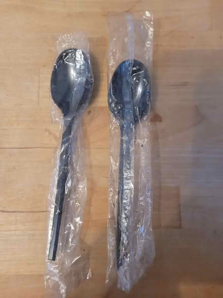 Photo of free 2 x plastic spoons (in sealed packet) (Diglis WR5) #1