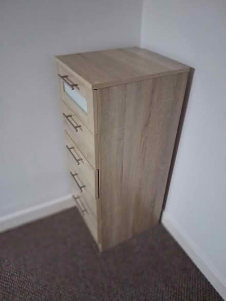 Photo of free Wooden tallboy/drawer unit (Primrose LA1) #2