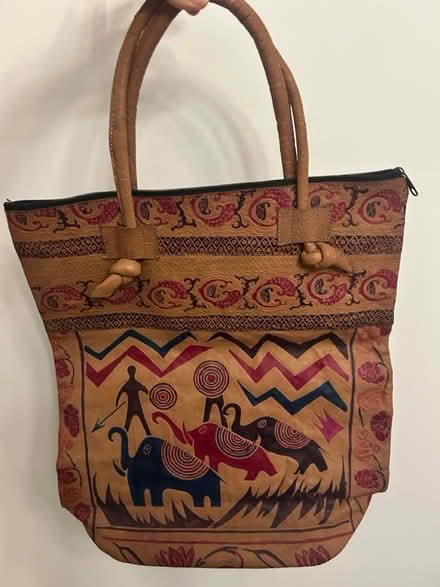 Photo of free Lovely painted leather bag (W13) #1