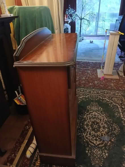 Photo of free Dark wood bookcase with 2 drawers (Blakenall WS3) #2