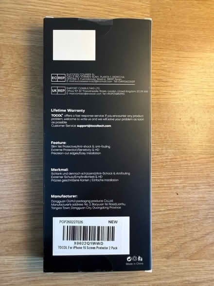Photo of free TOCOL iPhone 16 Screen Protector (EH7 Leith) #3