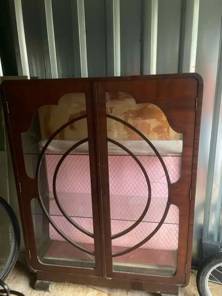 Photo of free Mahogany Edwardian display Cabinet (Alvechurch, B48) #1