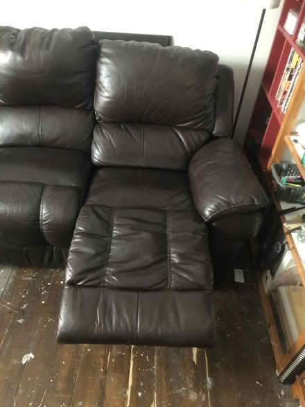 Photo of free Large 3-seater recliner sofa, dark brown (Torry AB11) #4