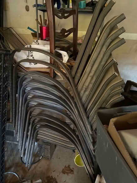 Photo of free Glass patio table & chairs (Oradell) #2