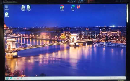 Photo of free 20” (desktop) monitor + wired keyboard + wired mouse (Tiffield NN12) #1